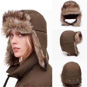TNA Glissade Hat with Faux Fur Trim